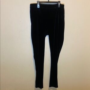 Calvin Klein Black Velvet Pants